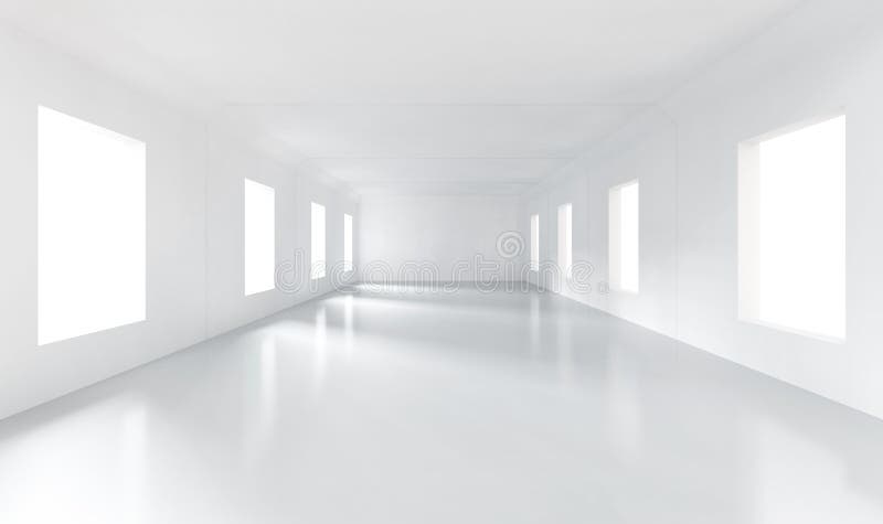 White empty room