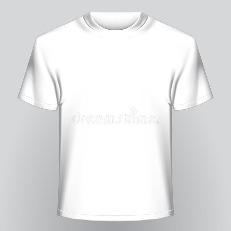 White empty t-shirt stock vector. Illustration of outfit - 63486202