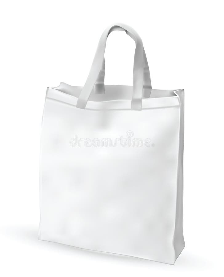 White fabric bag stock vector. Illustration of equipment 41410149
