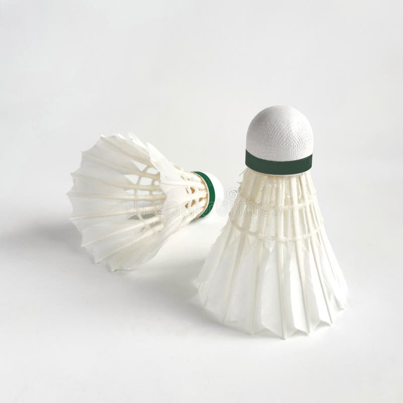 White Feather Shuttlecocks Badminton Stock Photo Image of health, sport 263884960