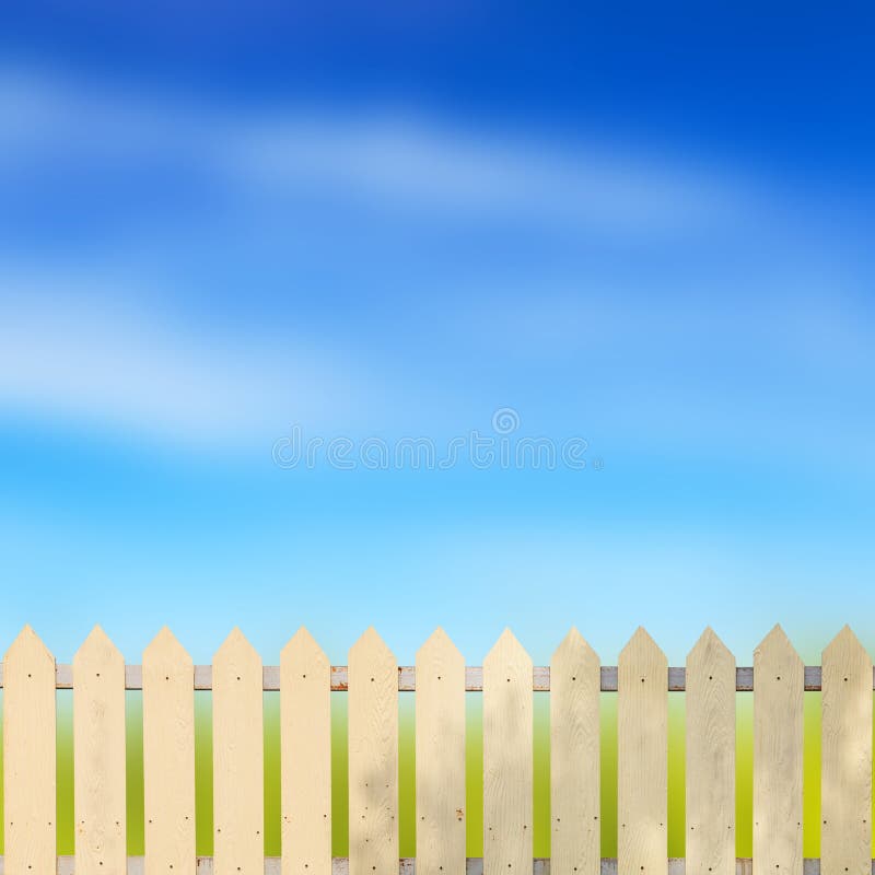 White fences