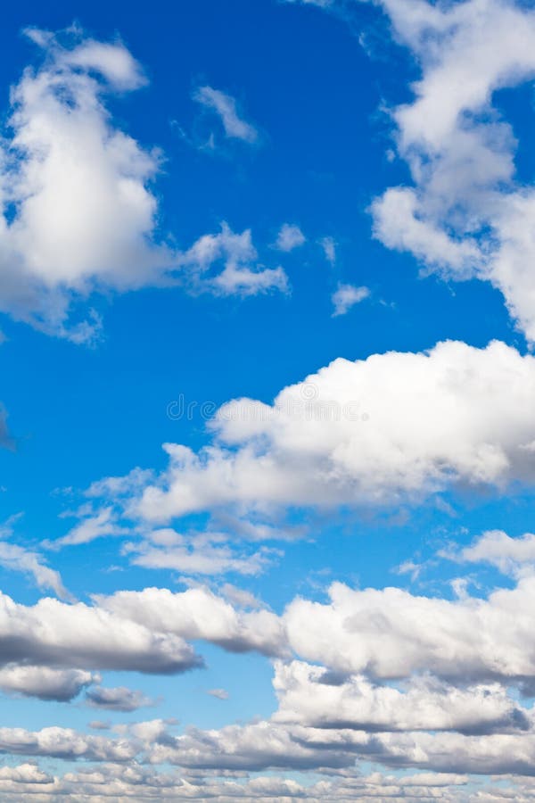 Sunny Blue Sky Clouds stock image. Image of firmament - 9970123