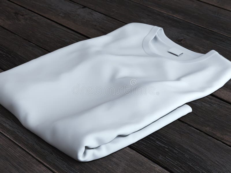 Dark Mockup with Blank T-shirt Stock Photo - Image of clothes, cloth ...