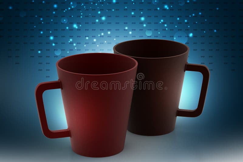 white för kaffekopp royaltyfri illustrationer white för kaffekopp royaltyfri illustrationer