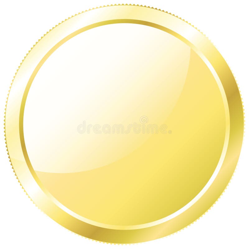 white för vektor för bakgrundsmyntguld illustration isolerad stock illustrationer white för vektor för bakgrundsmyntguld illustration isolerad stock illustrationer