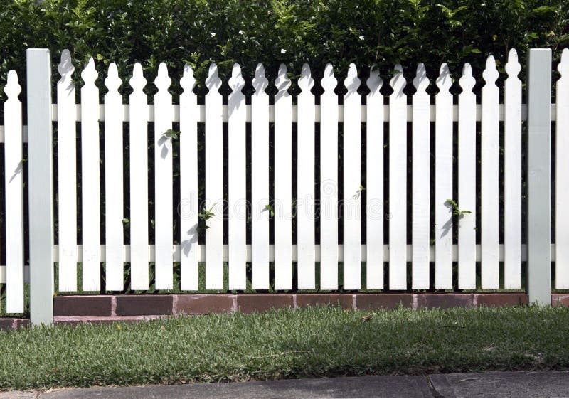 White Garden Fence