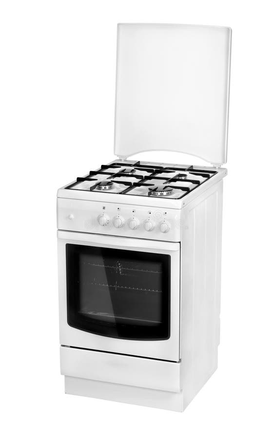 White gas cooker isolated royalty free stock image
