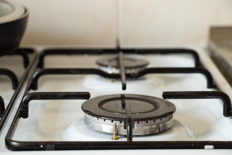 White Gas Stove in the Kitchen, Gas Stove, Kitchen Appliances Stock Photo Image of propane