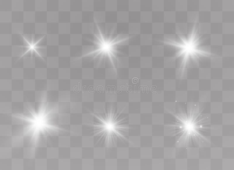 White glowing light stock vector. Illustration of glow - 131417364