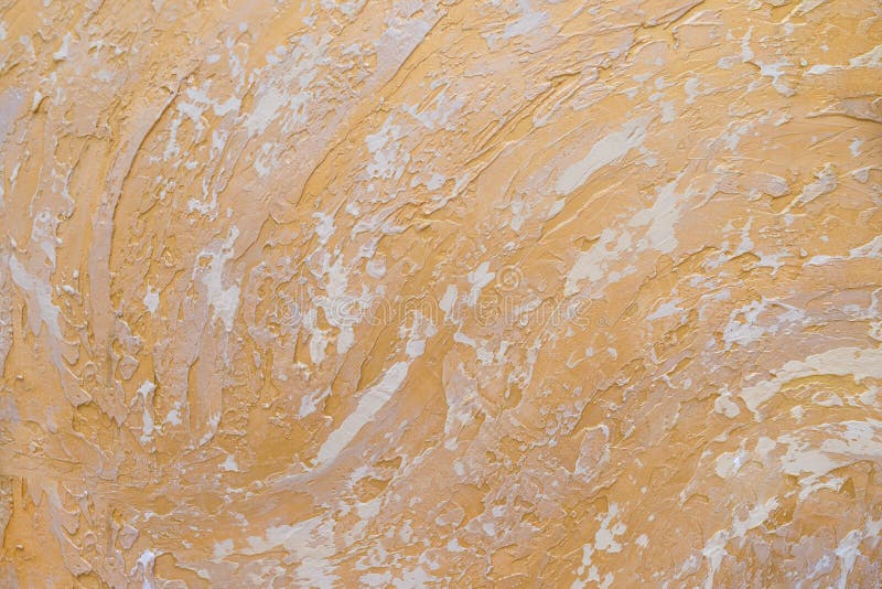 White and golden messy wall stucco texture background. Decorative wall paint.Abstract gold color painted on grunge rough royalty free stock images White and golden messy wall stucco texture background. Decorative wall paint.Abstract gold color painted on grunge rough royalty free stock images