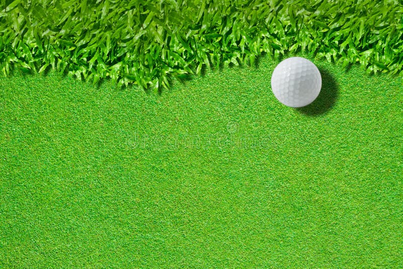 White golf ball on green grass background) royalty free stock photos White golf ball on green grass background) royalty free stock photos