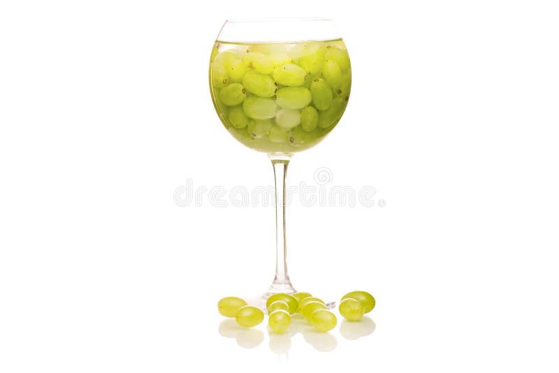 White grapes in a glass stock photo. Image of inside 105723796