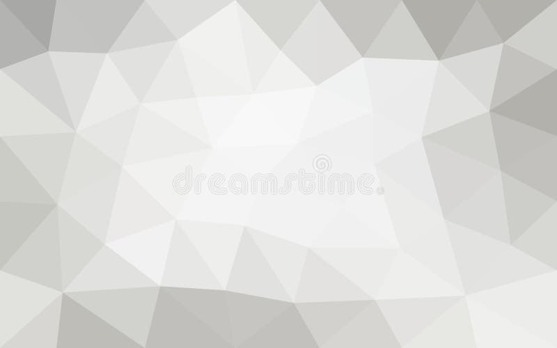 White, gray, abstract geometric background, vector from polygons, triangle, vector illustration stock illustration