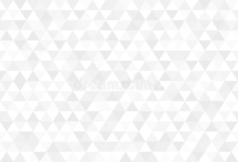 White gray abstract triangles retro paper pattern geometric mosaic party background stock illustration