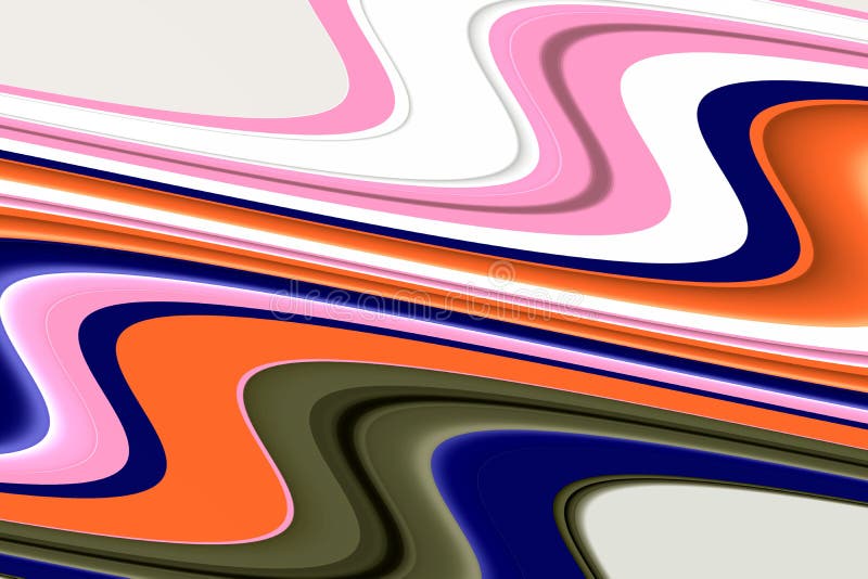 White gray black pink orange fluid geometric background. Waves like shapes, abstract background