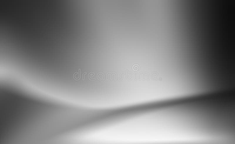 White gray motion background / grey gradient abstract background royalty free illustration