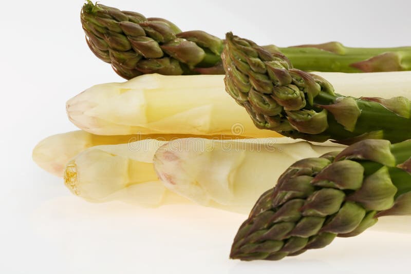 White and green asparagus stock photo. Image of healthy 21667070