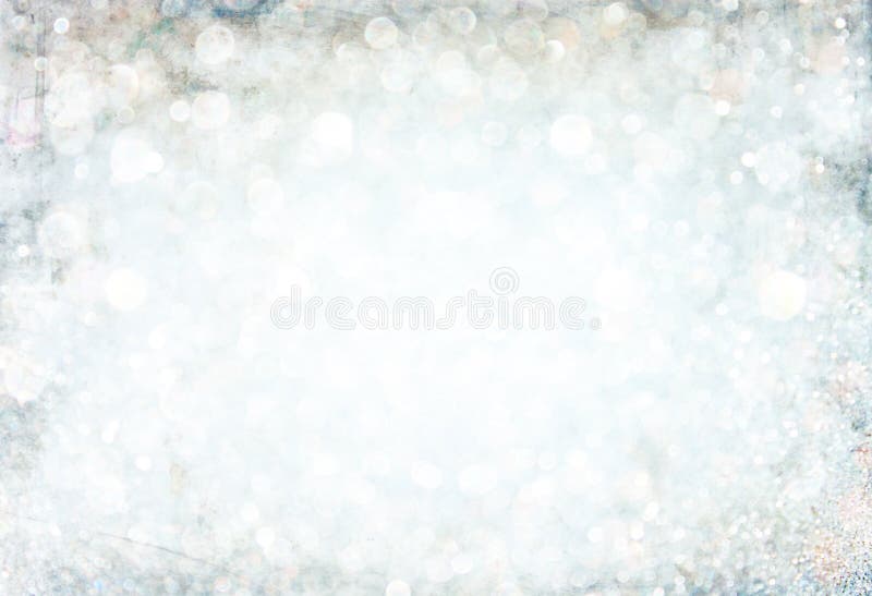 Silver White Diamond Jewelry Background Or Christmas Snow Glitter