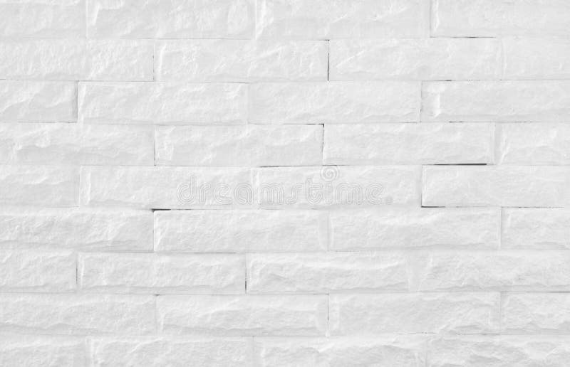 White Grey Brick Wall Texture with Vintage Style Pattern for Background