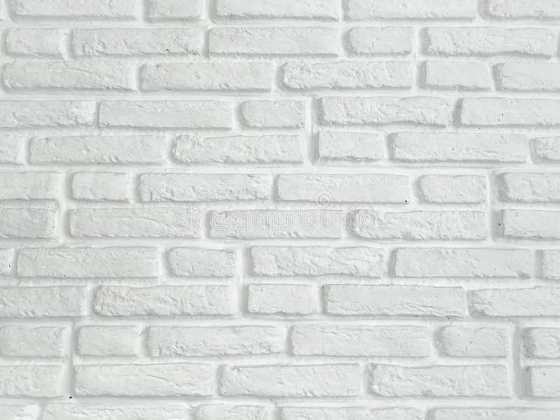 White Grunge Brick Wall Texture Background. Background Texture of White ...