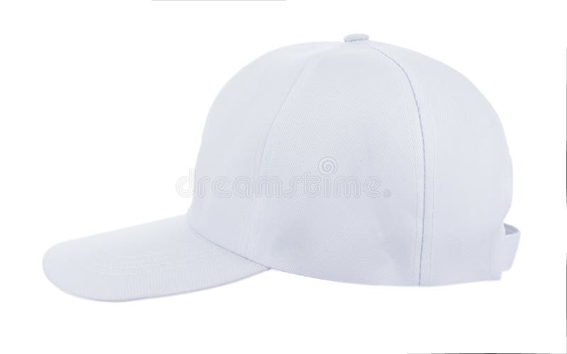 White Hat Isolated On White Background Stock Image - Image of object ...