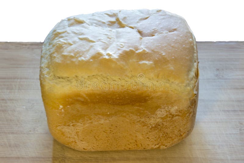 White homemade bread on the wood, isolated on white stock photos White homemade bread on the wood, isolated on white stock photos