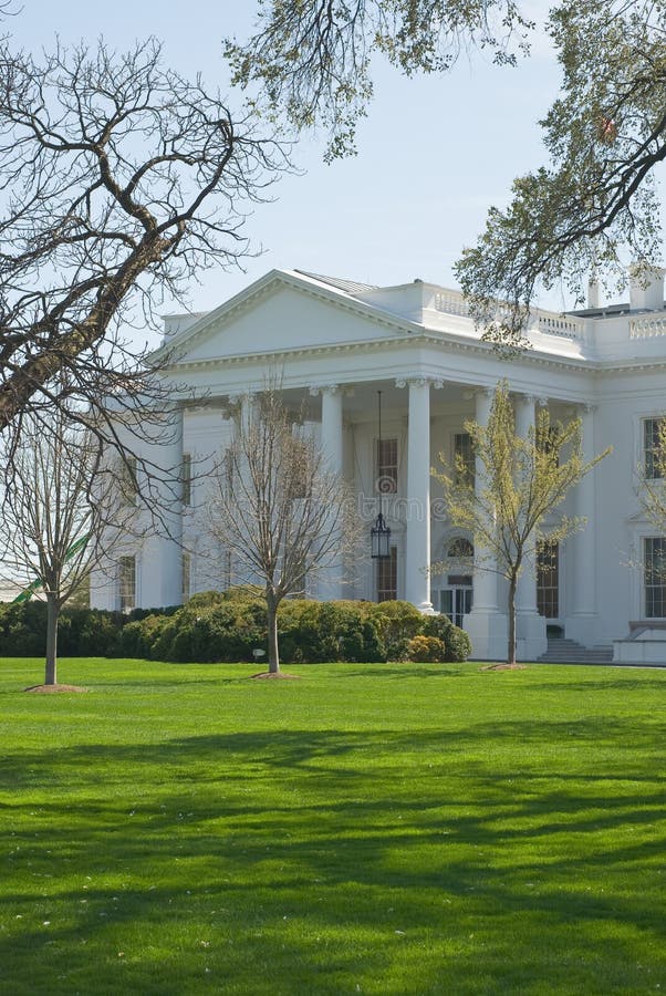 North Portico of the White House in Washington