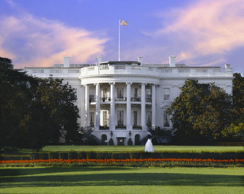 The White House, Washington D.C Stock Photo - Image of states, north ...