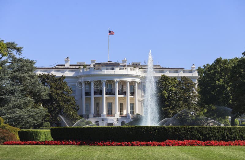 The White House , Washington DC, USA stock photography The White House , Washington DC, USA stock photography