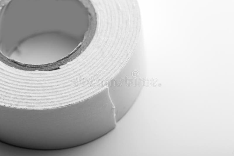 White industrial tape stock photo. Image of piece, electric 52346676