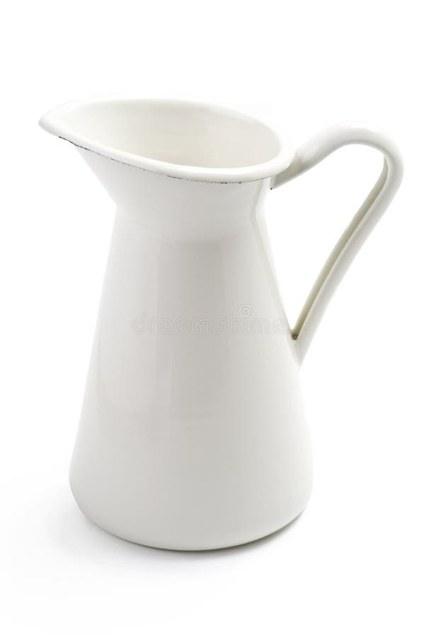White jug or pitcher stock image. Image of background 22765465