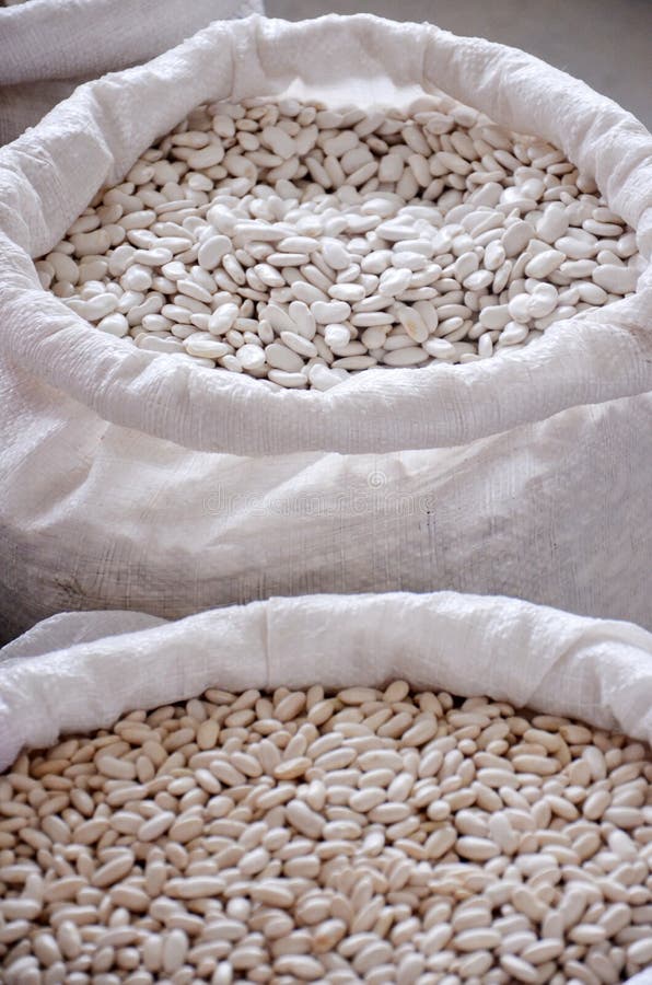 White Kidney Bean in a Bags Stock Image Image of bags, whitebag 46235023