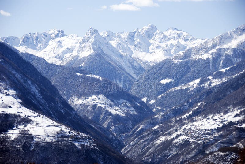 White landscape stock image. Image of virgin, sunny, valley 4694629