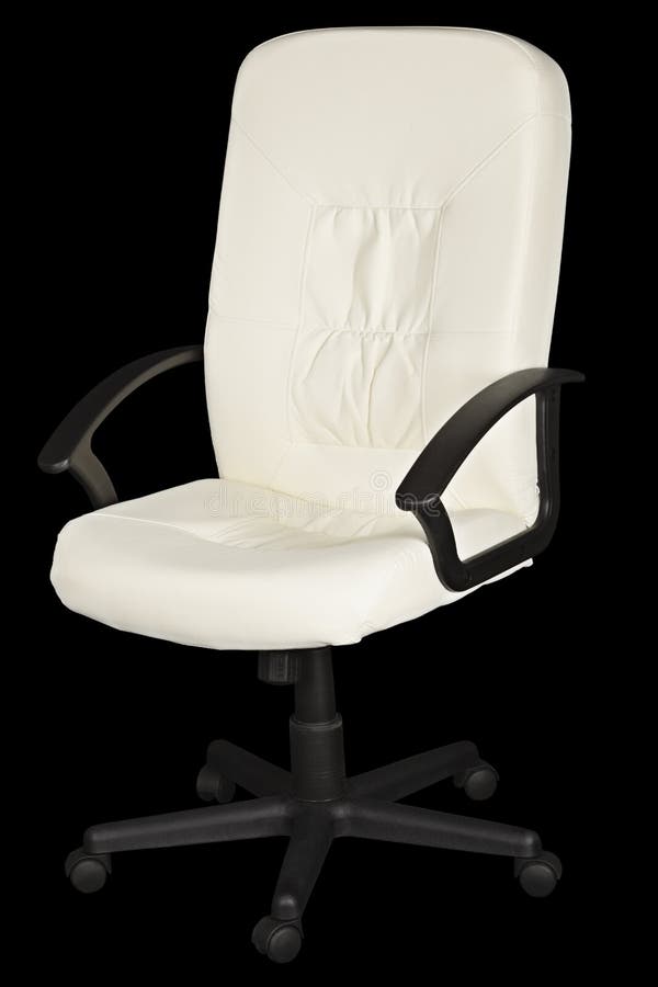 White leather armchair stock photo. Image of isolated 13935558