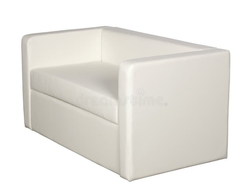 White leather sofa stock image. Image of living, cloth 121893991