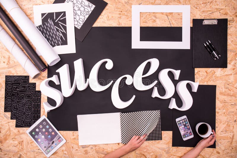 White Letters on Black Background Stock Photo Image of font, tablet