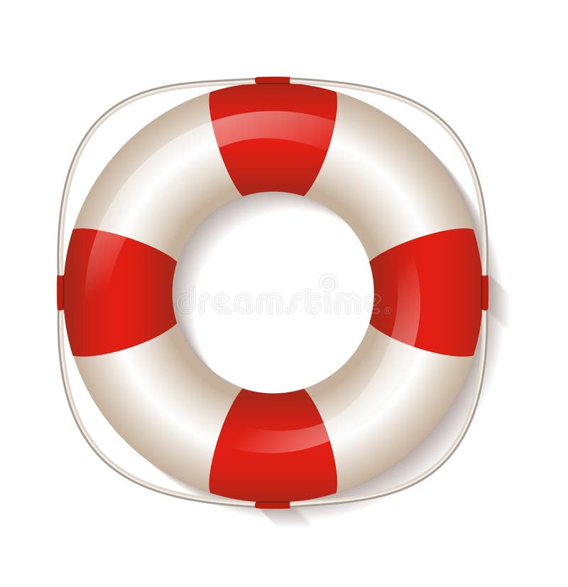 white life preserver clipart