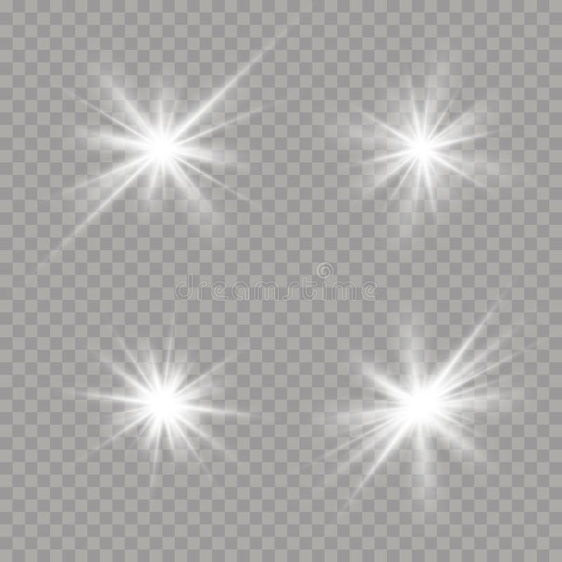 White light star. stock vector. Illustration of light - 182860001