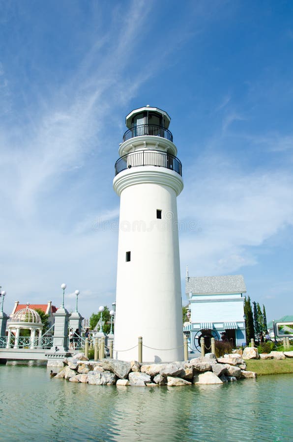 White lighthouse