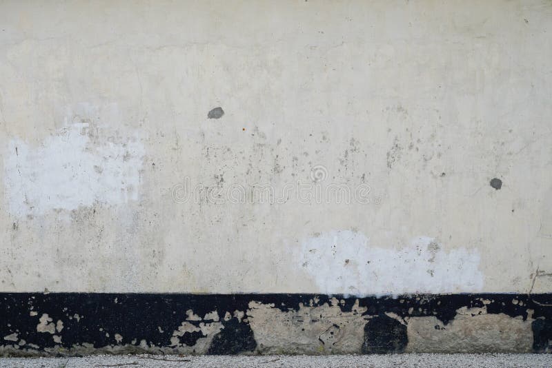 White low black used wall of a building background on the street stock image