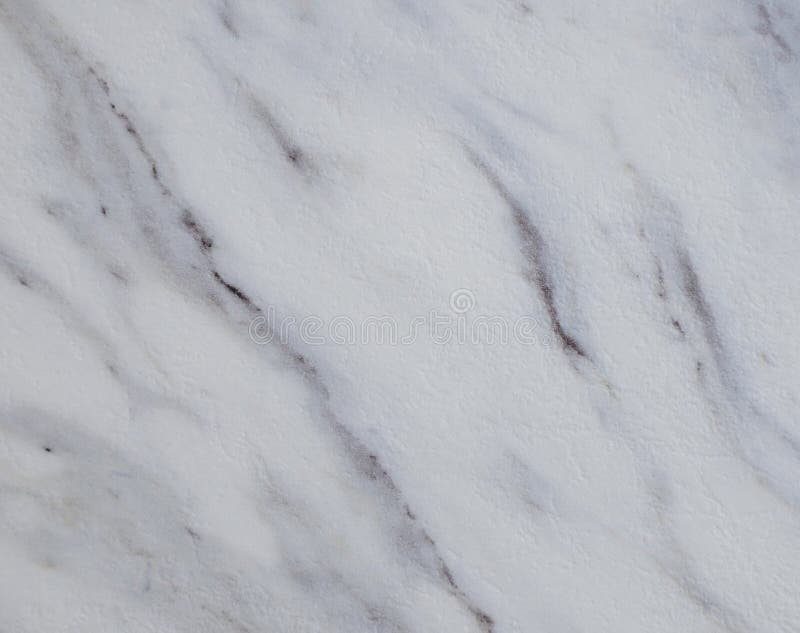 White Marble with Brown and Black Veins, Polished Surface of Natural