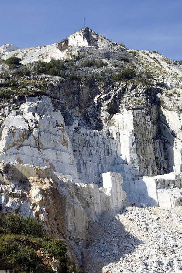 White marble quarry