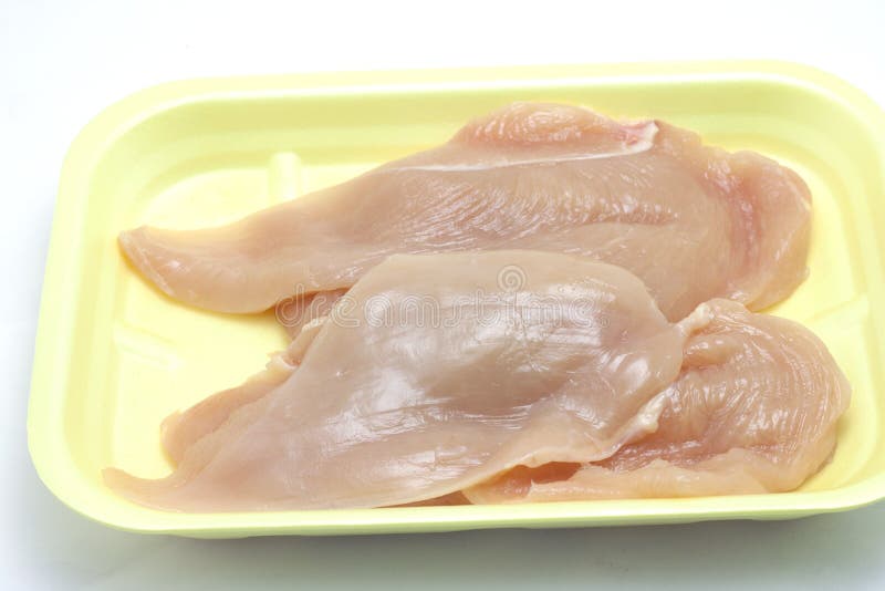White Meat Slices of Chicken Breast Stock Image Image of board, boneless 67953949