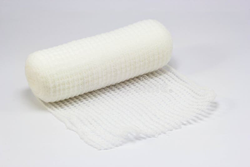 White medical cotton gauze bandage stock photo White medical cotton gauze bandage stock photo