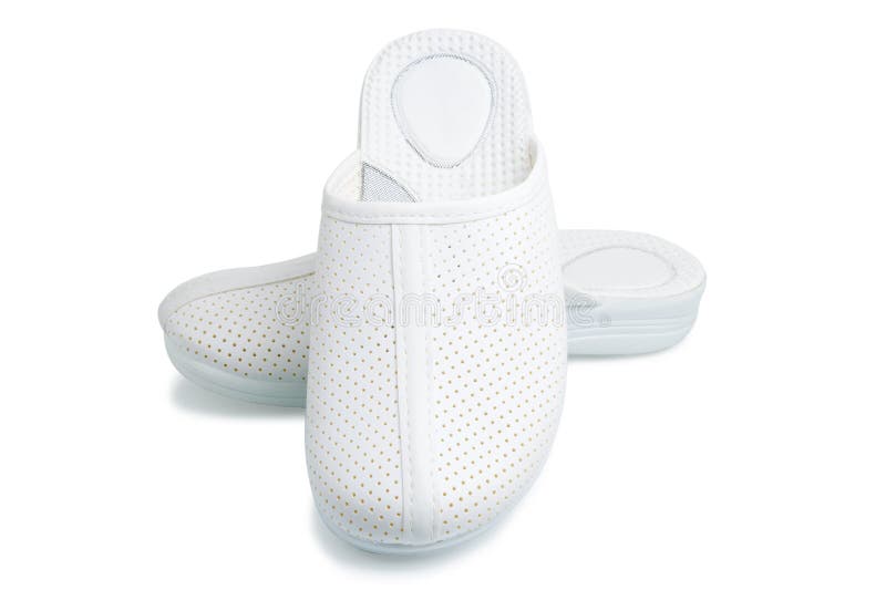 White Medical Shoes Isolated on Stock Image Image of cleanliness
