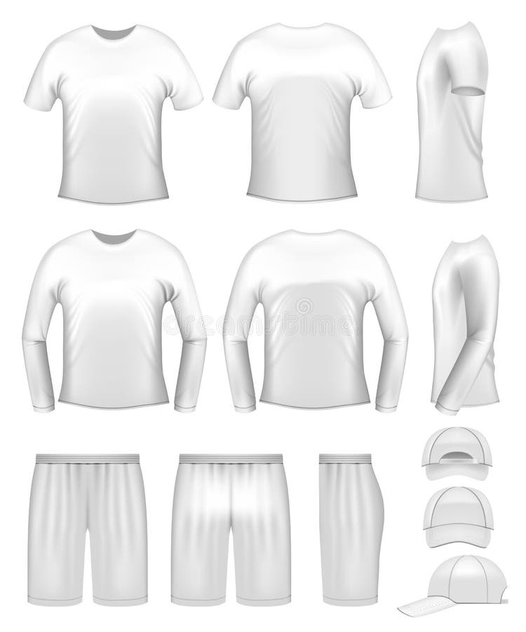 White men s clothing templates