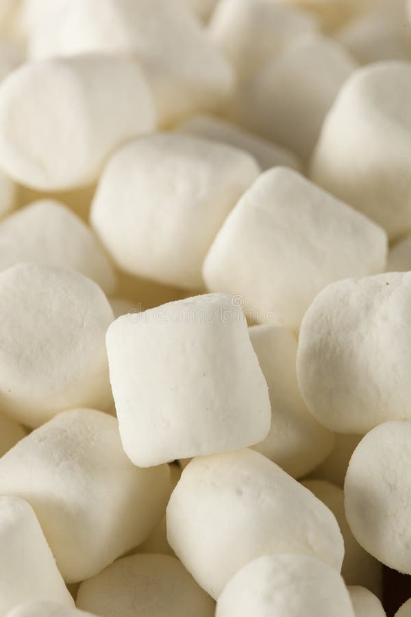 White Mini Marshmallows in a Bowl Stock Image Image of chewy, dessert 46687219