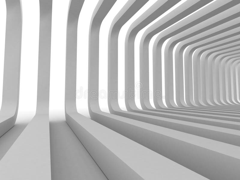 White Modern Architecture Abstract Background stock illustration White Modern Architecture Abstract Background stock illustration