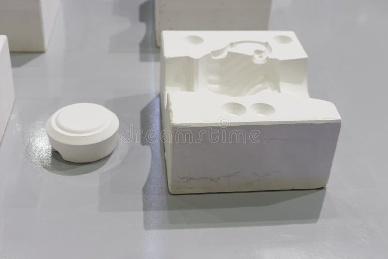 White Mould for Ceramic Slip Casting Production Process Stock Image Image of line, ceramic
