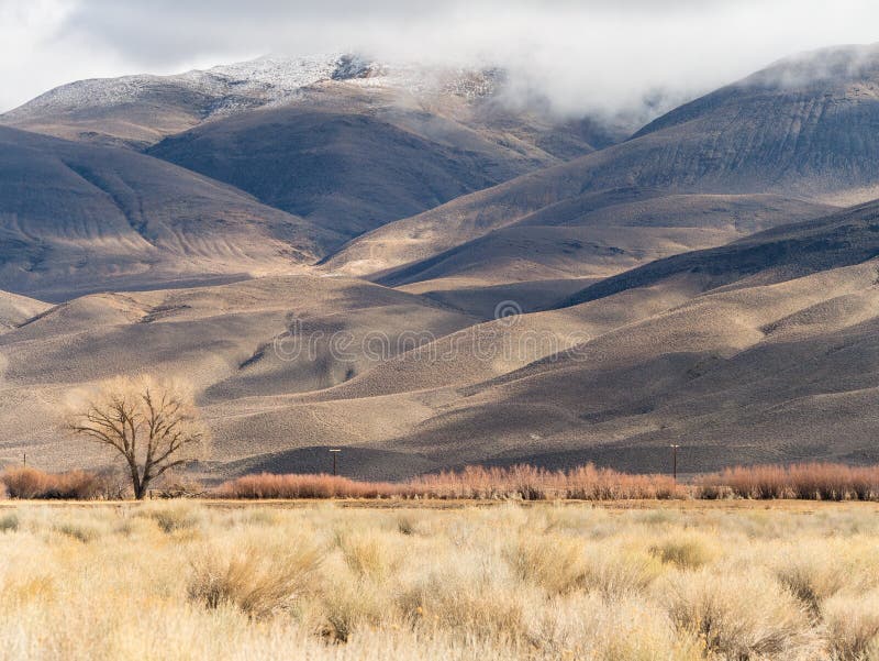 The White Mountains in California Stock Photo Image of dramatic